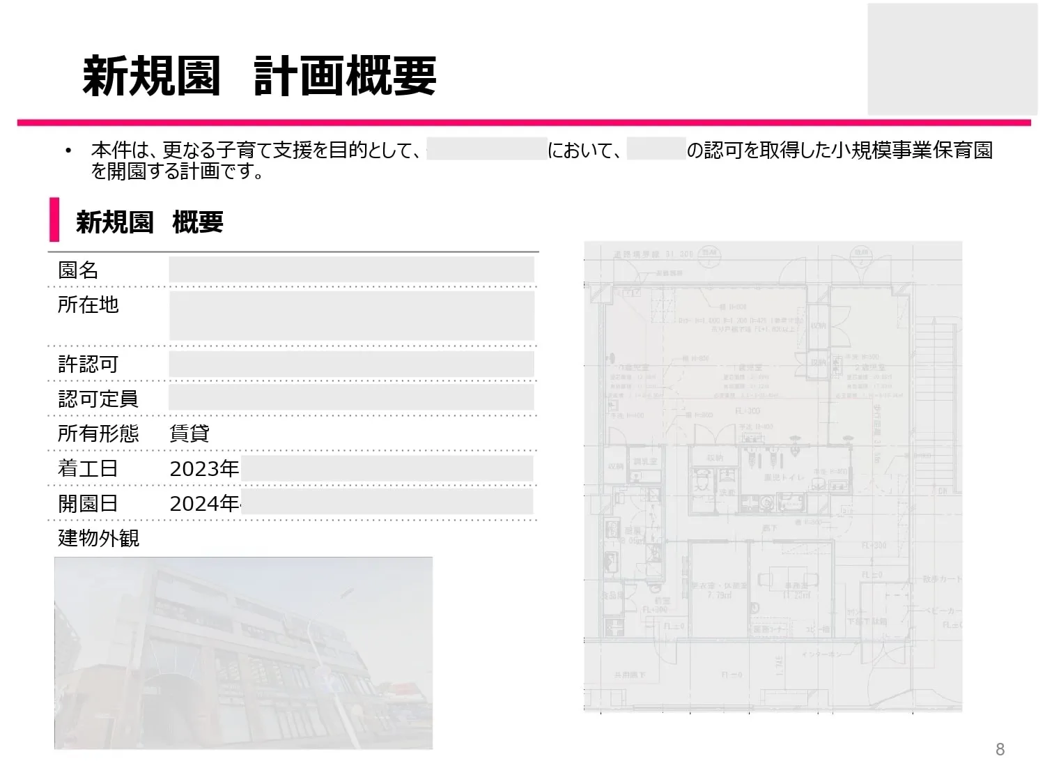 小規模保育園事業