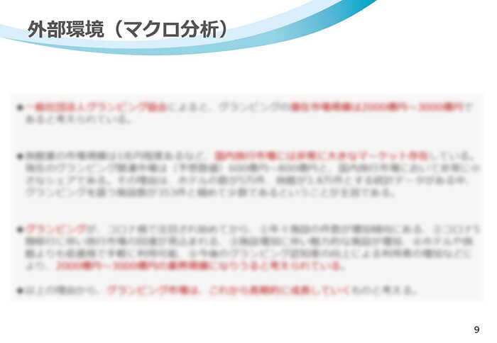 新規事業に伴う資金調達