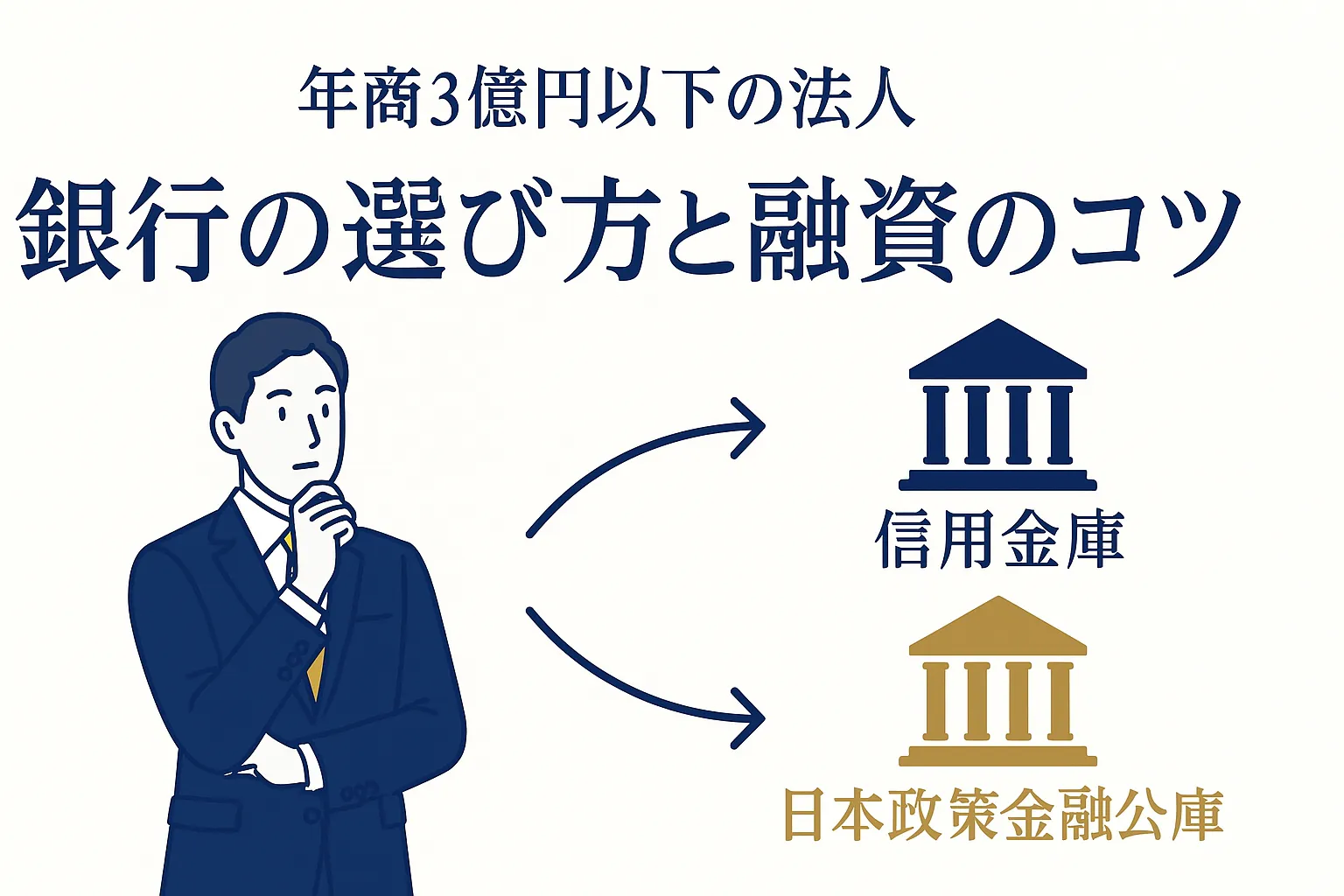 年商3億以下の法人】銀行の選び方と融資取引のコツを