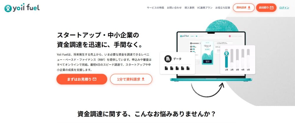 資金調達を迅速に、手間なく｜Yoii Fuel【公式】